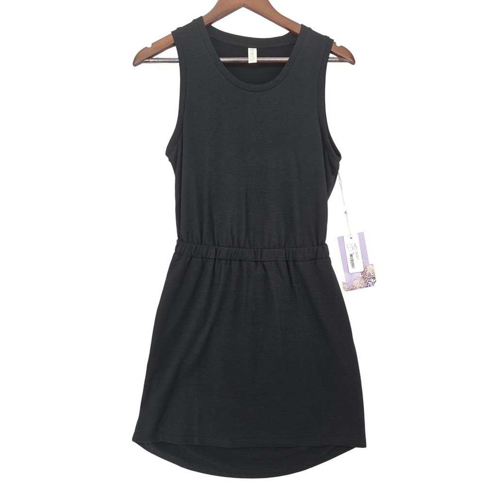 Kyodan Outdoor Womens SMALL Black Sleeveless Cutout Back Mini‎ Athletic Dress